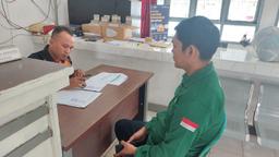 The data collection at the Empat Lawang Regency Post Office for the preparation of DDA 2024.