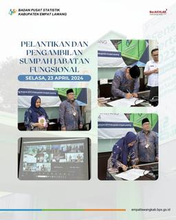 Pelantikan dan Pengambilan Sumpah Jabatan Fungsional April 2024