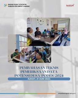 Pembahasan Teknis Pemeriksaan Data Potensi Desa (PODES) 2024