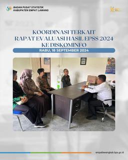 Koordinasi Terkait Rapat Evaluasi Hasil EPSS 2024 ke Diskominfo