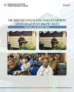 Mengikuti MUSRENBANG Rancangan RPJPD 2025-2045 dan RKPD 2025