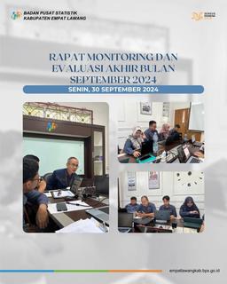 Rapat Monitoring dan evaluasi Akhir Bulan September 2024