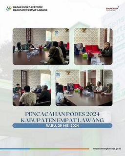 Pencacahan PODES 2024 Kabupaten Empat Lawang