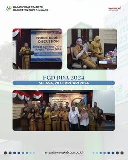 Focus Group Discussion Empat Lawang Dalam Angka 2024