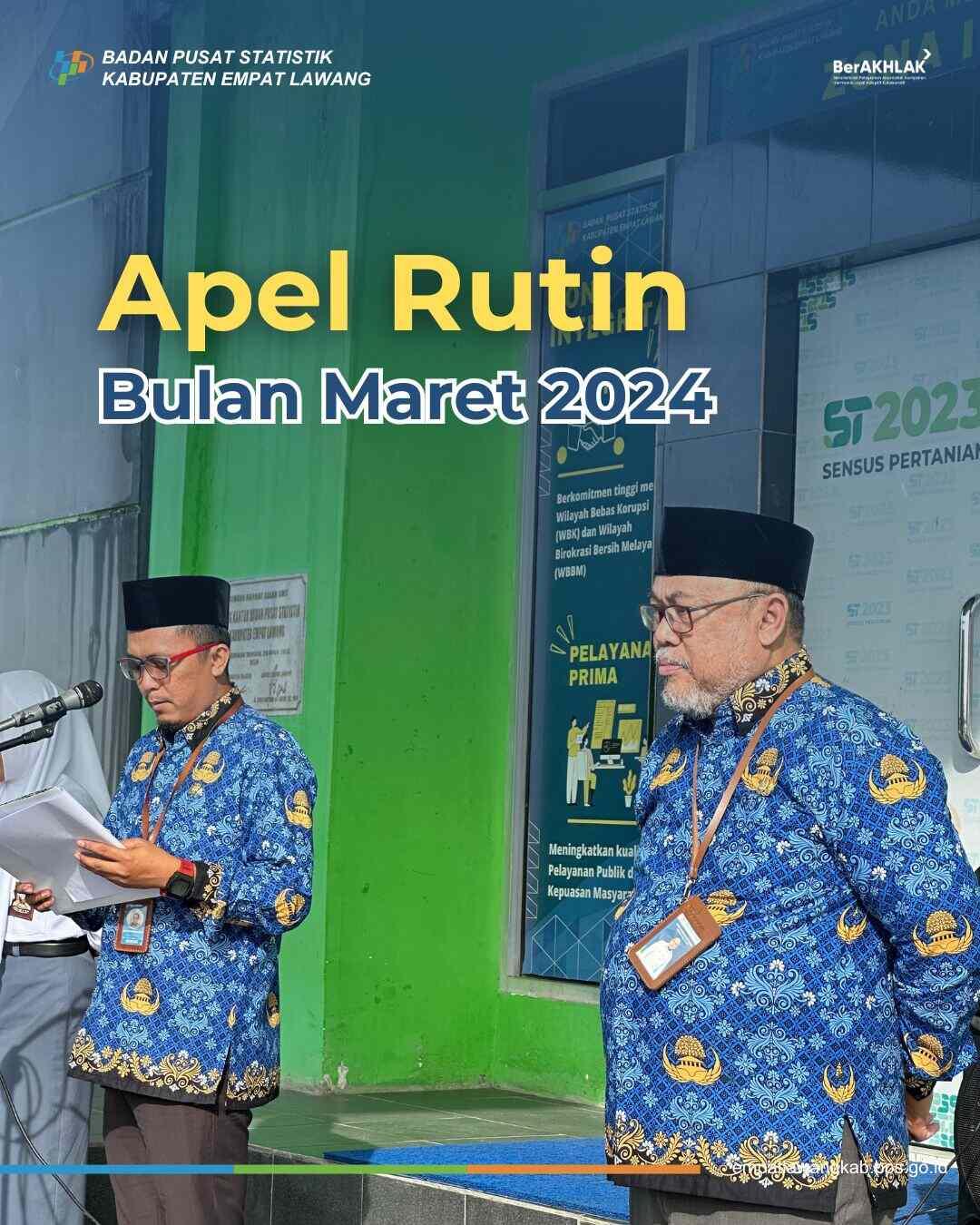 Pelaksanaan Apel Rutin Maret 2024