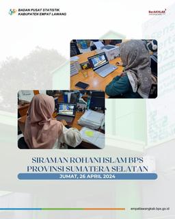 Siraman Rohani Islam BPS Provinsi Sumatera Selatan April 2024