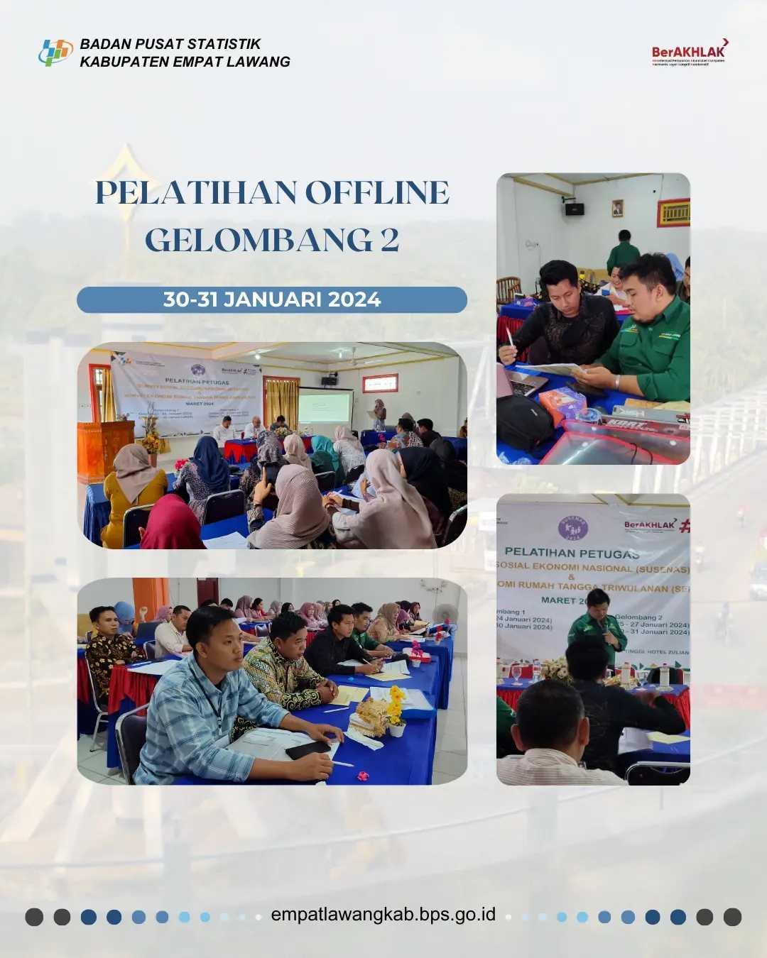 Pelatihan Gelombang 2 Calon Petugas Susenas Maret dan Seruti TW-1 2024