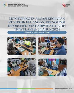 Monitoring Evaluasi Kegiatan Statistik KTIP Triwulan 1 dan 2 Tahun 2024