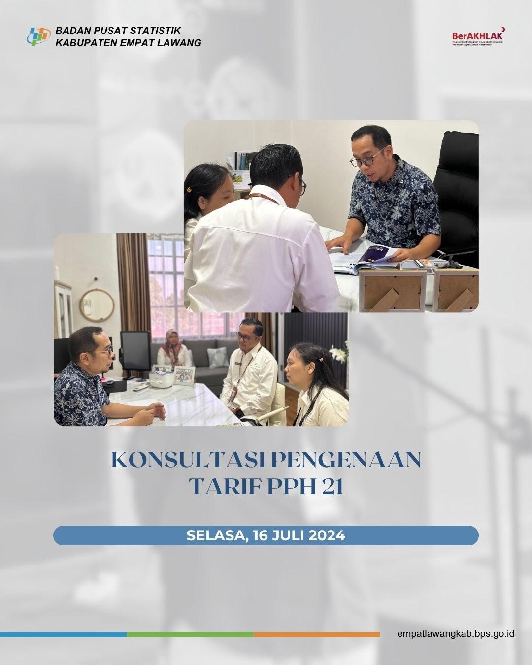 Konsultasi Pengenaan Tarif PPH 21 Juli 2024